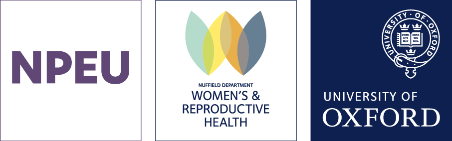 Logos: NPEU, WRH, University of Oxford